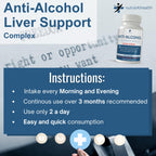nutra4health Anti Alcohol Craving Supplement, Anti-Alcohol Complex, Anti Drink Support, 60 Capsules to Help Reduce Cravings