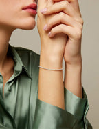 925 Sterling Silver Rope Chain Bracelet 2mm Silver Bracelet for Men Women