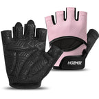 HOZMOZ Ventilated Weight Lifting Gloves, Thick Padded Workout Gym Gloves with Full Palm Protection & Grip & Shock Absorption for Women & Men's Fitness Exercise Training