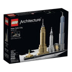 LEGO Architecture New York City Model Kit - Bedroom or Office Decor for Kids & Adults, Ages 12+ - Building Blocks to Display - NYC Gift & Souvenir Ideas - 21028