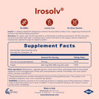 Irosolv – IBSA Iron - Dietary Supplement – 30 mg Iron 400 mcg Folic Acid-30 Oral Dissolving Films for Immediate Release and Tolerability - Gluten-Free, Lactose-Free, Sugar-Free, Non-GMO