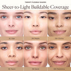 Laura Mercier Tinted Moisturizer Natural Dewy with SPF 30: 24HR+ Hydration, Long Lasting, Sheer to Light, Buildable Coverage, Dewy Finish, Improve Skin Tone and Texture, Skin Tint, Sand