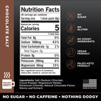 LMNT Zero Sugar Hot Chocolate or Coffee Mixer - Chocolate Salt | Drink Mix | 30-Count