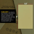 Dura-Gold Premium 10000 Grit Wet or Dry Sandpaper Sheets, 5-1/2" x 9", Box of 25 - Auto Car Color Sanding Detailing, Polishing Wood, Plastic Glass, Epoxy, Stone, Metal Finishing Hand Sand Block Sander