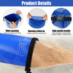 2 Pack 30lb Universal Pool Ladder Weights, No Breaken Pool Step Weights for Above Ground Pools, 500D PVC Waterproof Pool Stair Weights Pool Sand Bags for Above Ground Swimming Pools Stair (Blue)