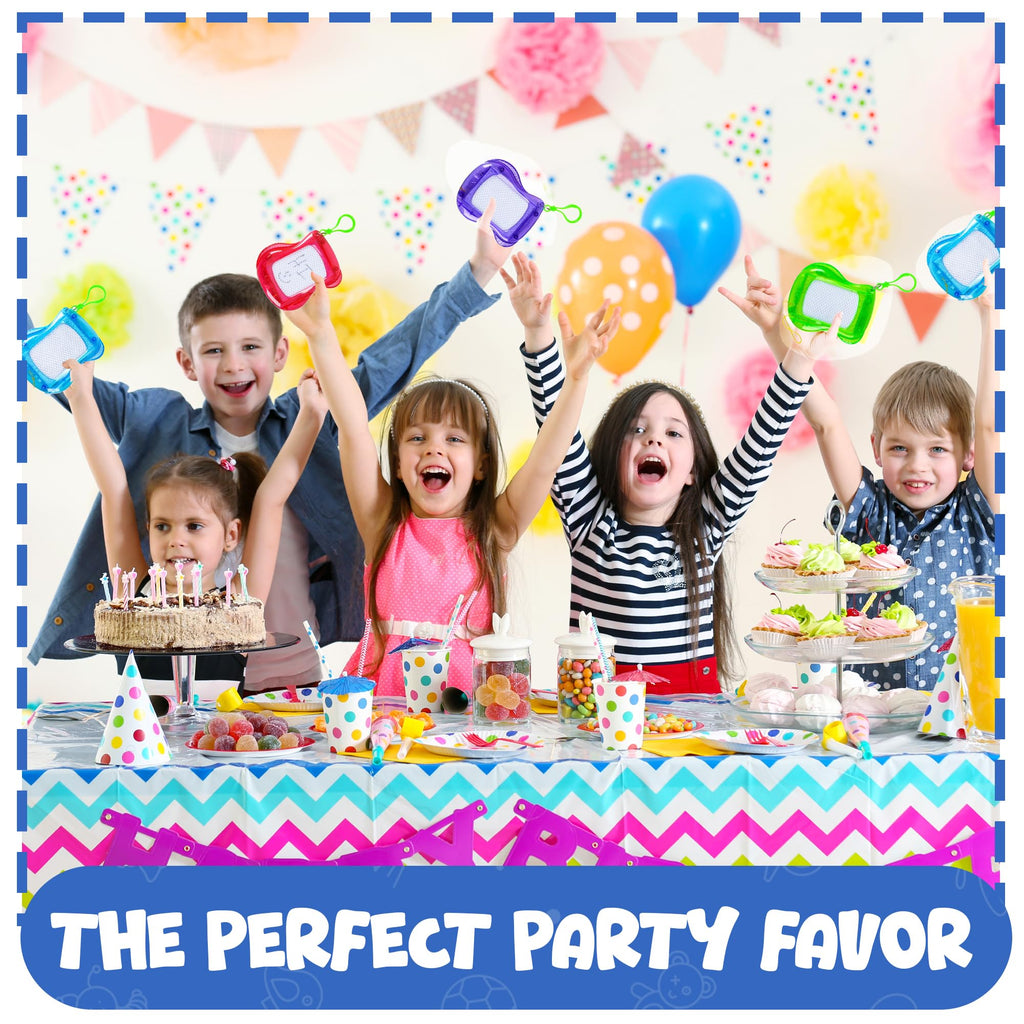 Mini Magnetic Drawing Boards (12-Pack) Party Favor Drawing Tablets for Kids