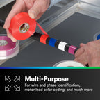 3M Scotch Electrical Tape 35, 1/2 in x 20 ft, 8 Rolls, Multi-Color