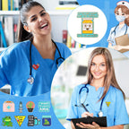 Giegxin 40 Pcs Funny Nurse Enamel Pins Nursing Medical Brooches for Backpacks Cute Novel Lapel Pins Bulk Humorous Nurse Badge Accessories for Paramedic Registered Doctor Healthcare Medical Gift