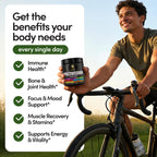 Alpha Tribe Multivitamin for Men with Seamoss Black Seed Oil Ashwagandha Burdock Root, Turmeric Bladderwrack, Vitamin C, Elderberry, Manuka, Yellow Dock | Daily Men's Vitamins and Minerals Supplement