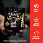 JNX SPORTS The Ripper! Fat Burner Pre Workout for Men & Women – Thermogenic Fat Burning Powder & Appetite Suppressant, Boost Energy & Endurance – Watermelon Candy, 30 Servings