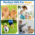 Hungdao 12 Pcs Squeaky Dog Toys, Small Dog Ball Bulk, Rubber Latex, Lively