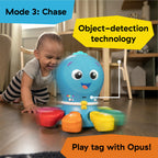 Baby Einstein Ocean Explorers Go Opus Go 4-in-1 Crawl & Chase Activity Learning Toy, Music and Lights, Ages 3 Months to 5 Years
