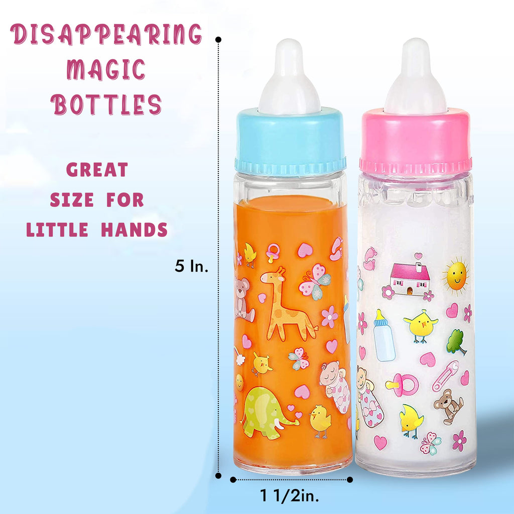 fash n kolor My Sweet Baby Disappearing Doll Feeding Set | Baby Care 6 Piece Doll Feeding Set (40 pc Set)