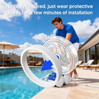 Funmit Pool Cleaner All Purpose Tire Replacement Part Compatible with Polaris 280 360 180 380 C10 C-10 Pack of 6