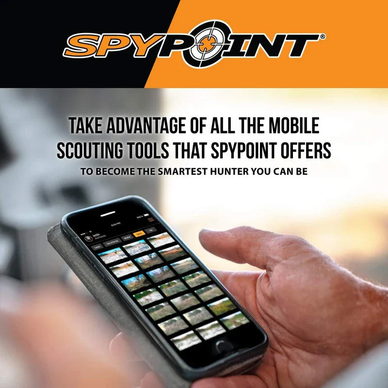 SPYPOINT Link-Micro-S-LTE Solar Cellular Trail Camera 4 LED Infrared Flash Game with 80ft Detection and Flash Range LTE-Capable Cellular Trail Camera 10MP 0.4-Second Trigger Speed