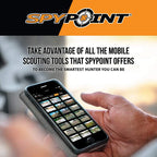 SPYPOINT Link-Micro-S-LTE Solar Cellular Trail Camera 4 LED Infrared Flash Game with 80ft Detection and Flash Range LTE-Capable Cellular Trail Camera 10MP 0.4-Second Trigger Speed