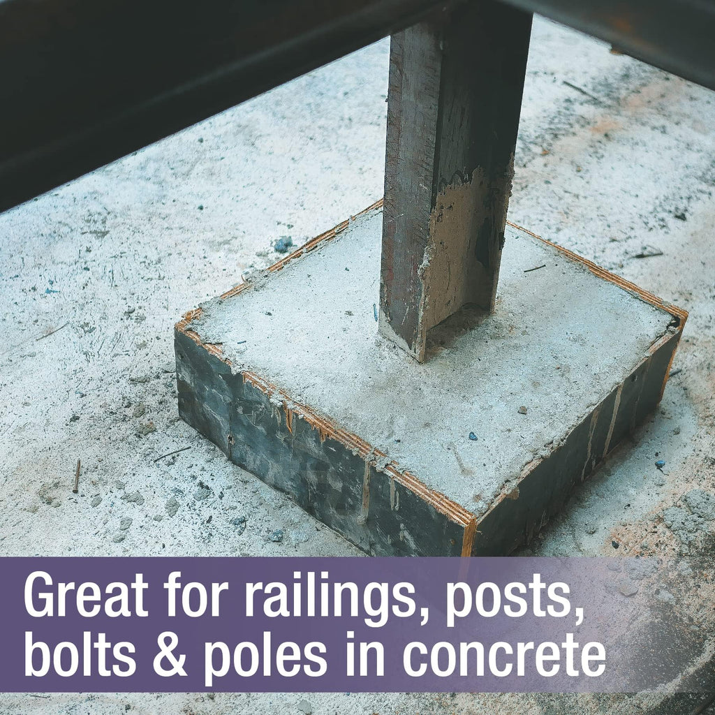 Akona Instant Anchoring Cement - Quick Setting Powder, Set Railings, Bolts, Poles, Fixtures, and More, High-Strength, Just Add Water (10 Pounds)