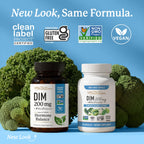 DIM Supplement 200 mg (120 Ct) | Estrogen Balance for Women & Men | Hormone Balance, Hormonal Acne Supplements, Menopause, Antioxidant & PMS Support | Non-GMO, Vegan, Soy Free | 4 Month Supply
