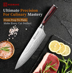 KEEMAKE 8" Chef Knife, Ultra Sharp Kitchen Knife with Ergonomic Handle