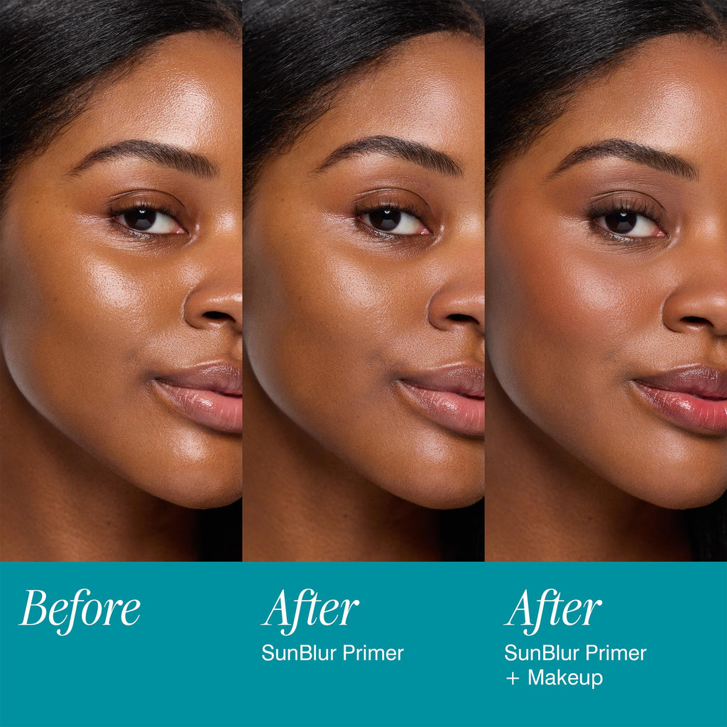COOLA SunBlur Makeup Primer with SPF 50, Matte Finish, Sets Makeup for 8 Hour Wear, Dermatologist Tested Sunscreen, Paraben Free, Vegan, 1.0 Fl Oz