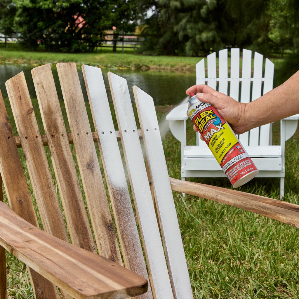 Flex Seal MAX, 17 oz, 2-Pack, White, Stop Leaks Instantly, Waterproof Rubber Spray On Sealant Coating, Perfect for Gutters, Wood, RV, Campers, Roof Repair, Skylights, Windows, and More
