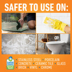 CLR Brands Calcium, Lime & Rust Remover with Cling, 22 oz. Spray Bottle, Adheres to Hard-to-Reach Surfaces, Blasts Calcium, Dissolves Lime Deposits, Zaps Stubborn Rust Stains and Hard Water Deposits