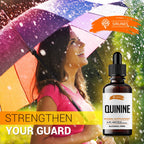 SIRUNES Quinine Tincture Extract Quinine Dried Bark Herbal Supplement Quinine Immune System Support Cinchona Bark Liquid Drops Alcohol and Gluten Free-4 fl Oz
