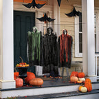 JOYIN Halloween Hanging Grim Reapers (3 Pcs), One 47” and Two 35” Grim Reapers, Halloween Skeleton Flying Ghost for Haunted House Prop Décor, Outdoor Indoor Décor