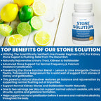 Stone Solution Capsules- Natural Dissolver, Kidney Stone Support & Kidney Cleanser Chanca Piedra Stone Breaker Gallbladder Cleanse, Flush & Stop Recurrence, Stone Relief 60 Servings