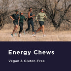 GU Energy Chews, Salted Lime Energy Gummies with Electrolytes, Vegan, Gluten-Free, Kosher, Caffeine-Free, and Dairy-Free On-The-Go Energy for Any Workout, 12 Bags (24 Servings Total)