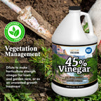 Nature's Freedom 45% Concentrated Vinegar, NSF Certified, 1 Gallon with Garden Pump Sprayer