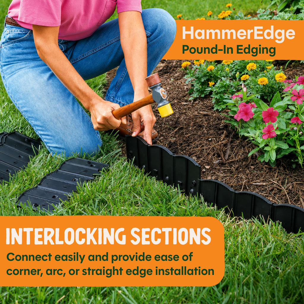 Dalen HammerEdge Pound in Edging - 1 Pack, Black