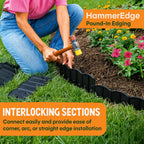 Dalen HammerEdge Pound in Edging - 1 Pack, Black
