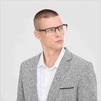acavefox 4 Pack Reading Glasses 1.0 Men Readers Computer Blue Light Blocking Fashion Comfortable Eyeglasses with Spring Hinge