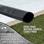 U.S. Pool Supply Pool Backwash Hose 1 1/2 Inch Diameter x 25 Feet - Discharge Hose for Pump, Sand Filter & Sump Pump Hoses - Burst Resistant Lay Flat Drainage Hoses for Inground & Above Ground Pools