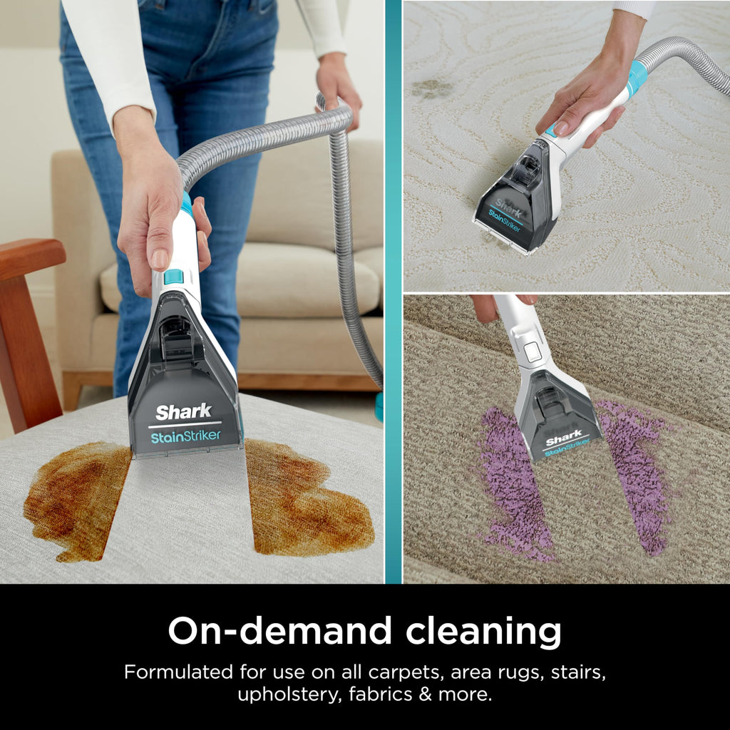 Shark StainStriker Cleaning Solution Bundle for Portable Cleaners, Carpet and Area Rug Formula, Instantly Eliminates Odors, Includes 32 oz OXY Multiplier and 16 oz Deep Clean Solution, PXCMBUNDLE
