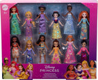 Mattel Disney Princess Toys, Ultimate Princess Pack with 12 Small Posable Dolls in Signature Outfits, Collectibles Inspired by Disney Movies