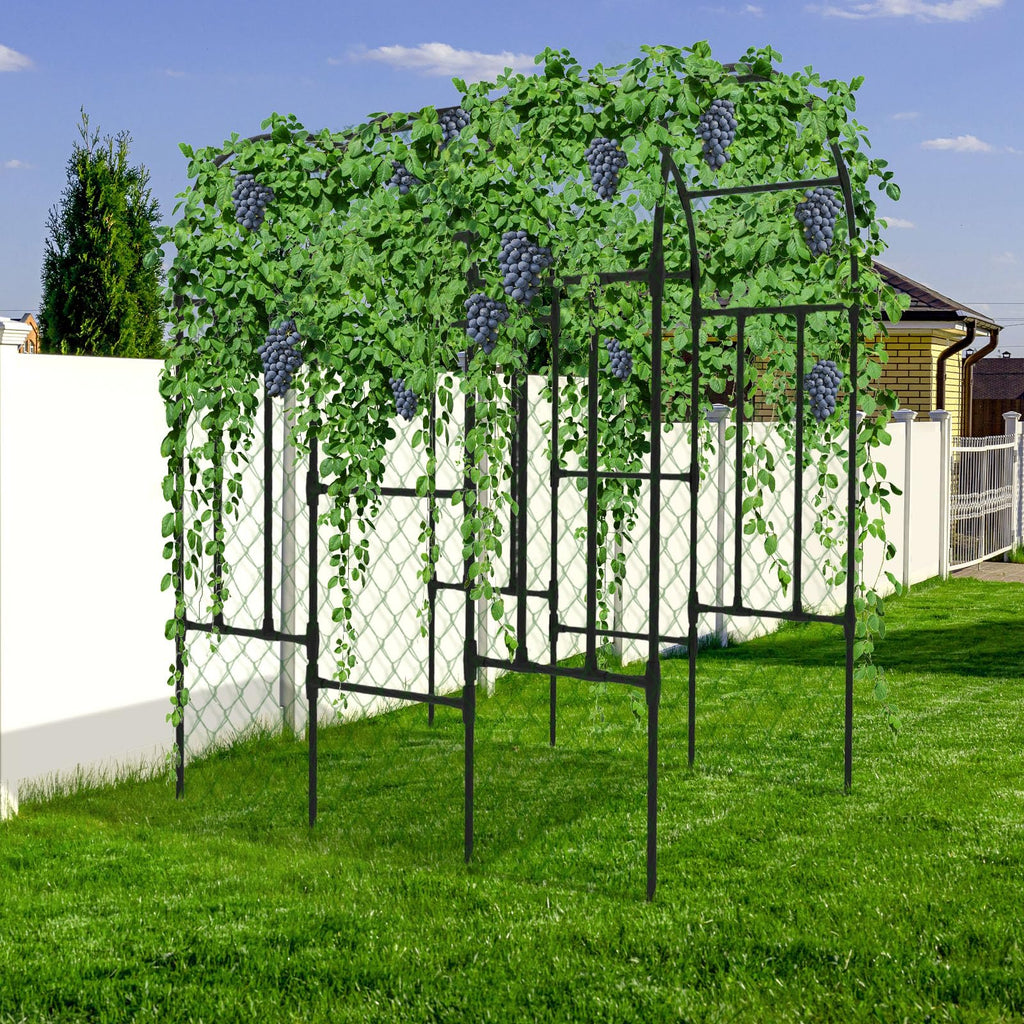Trellis for Climbing Plants Outdoor - Cucumber Trellis Size:71*47* 79 inch