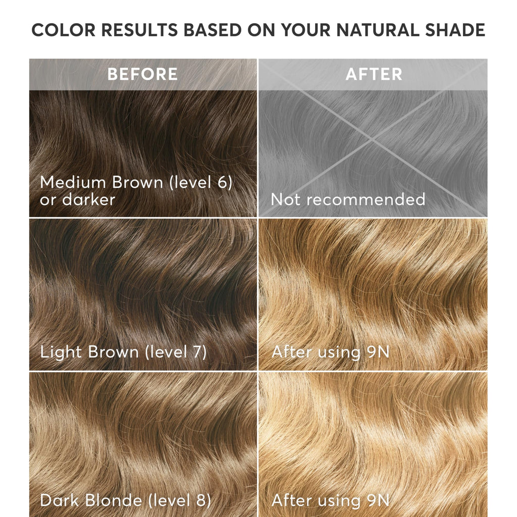 Madison Reed Radiant Hair Color Kit - 9N Medium Neutral Blonde (Nocera Blonde), Dimensional Gray Hair Blending Permanent Hair Dye, PPD-Free & Ammonia-Free, 1 Pack