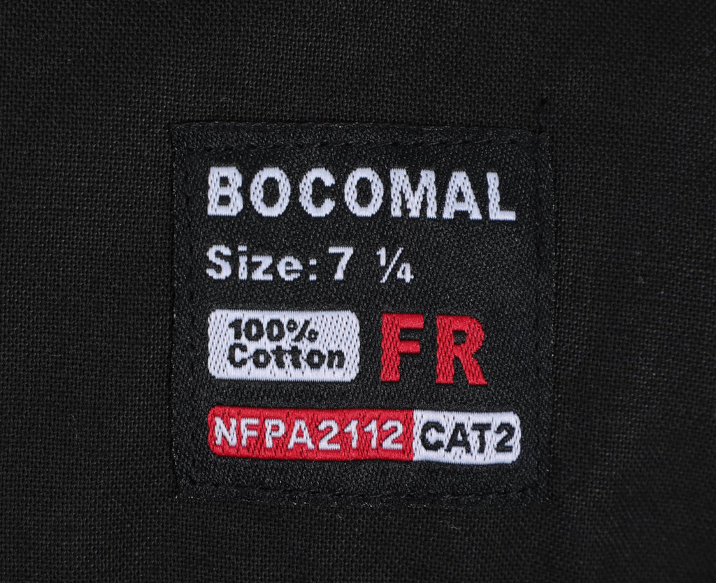 BOCOMAL Welding Cap CAT2 Flame Resistant Midweight 6 Pannel Welder Hats 7 5/8