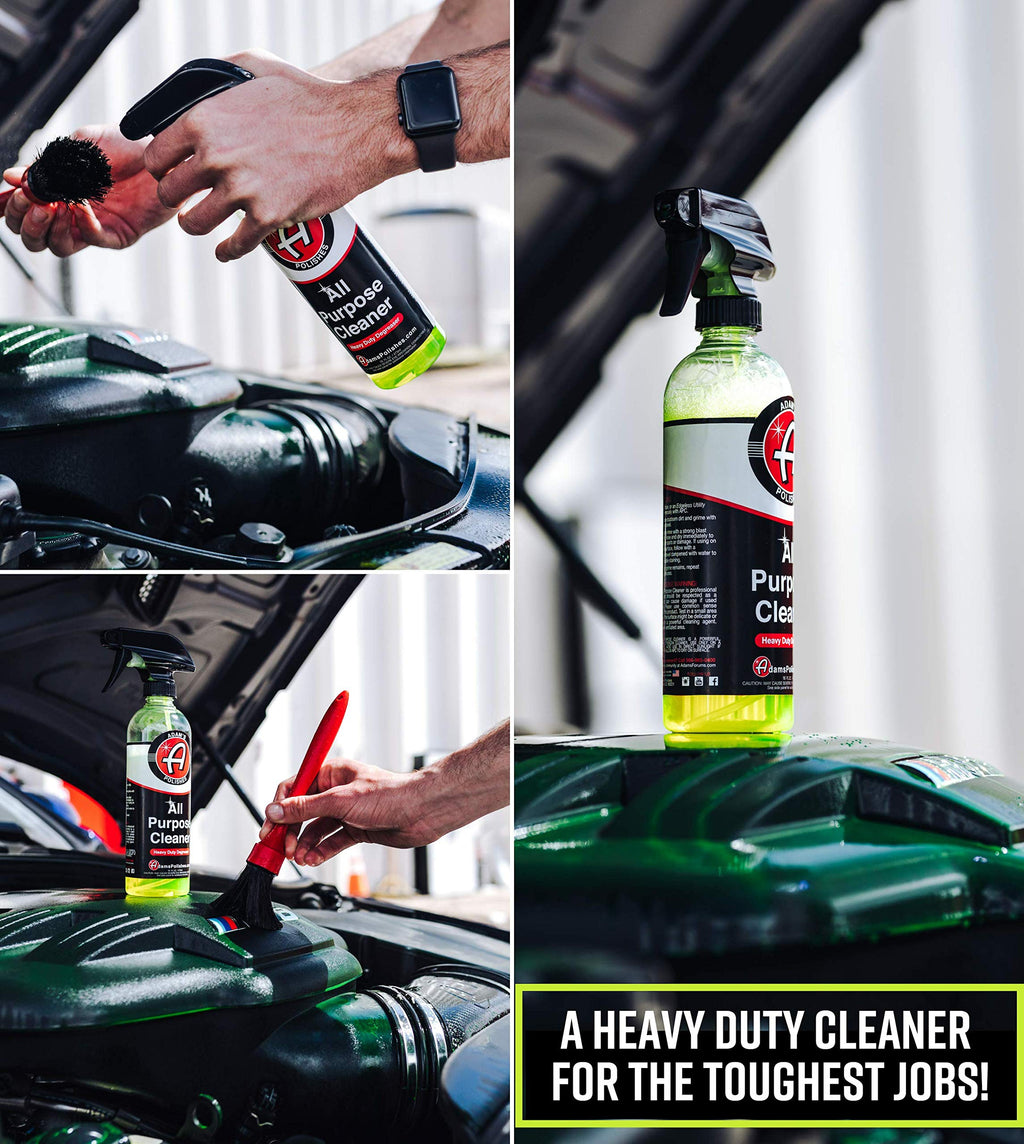 Adam's Polishes All Purpose Cleaner (Gallon) - Professional Heavy Duty Industrial Cleaner & Degreaser | Cuts Heavy Grease & Tar | Car Detailing, Tire Cleaner, Engine Cleaner, Wheel Cleaner