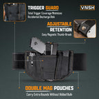 VNSH Gun Holster for Women – Comfortable Waistband for Concealed Carry | IWB Belly Band with Built-in Double Mag Pouch