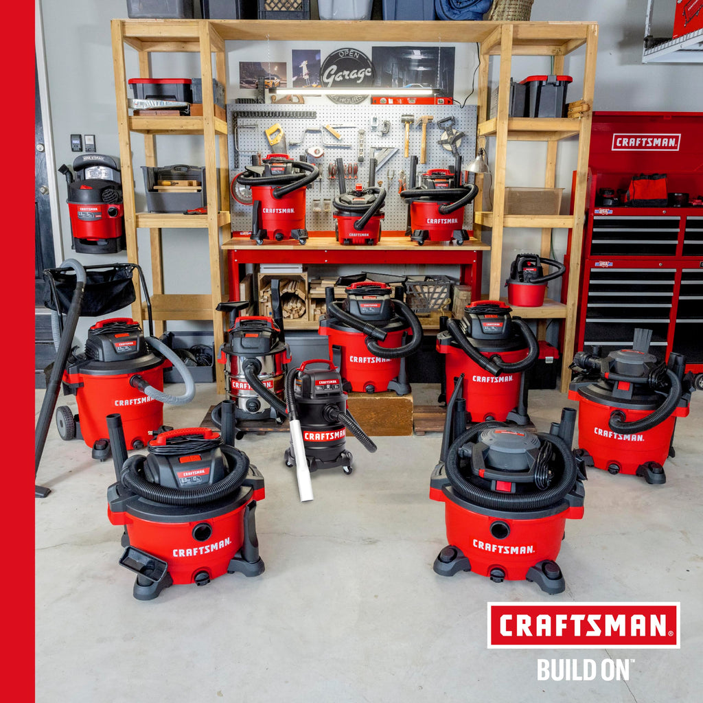 CRAFTSMAN CMXEVBE17584 6 Gallon 3.5 Peak HP Wet Dry Shop Vacuum