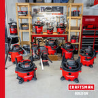 CRAFTSMAN CMXEVBE17584 6 Gallon 3.5 Peak HP Wet Dry Shop Vacuum