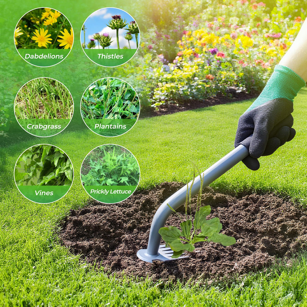 Walensee Weed Puller Tool - Durable Weeding Tool for Dandelions & Crabgrass