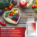 NEW AGE COQ10 200mg Red Yeast Rice Omega 3-6-9 Magnesium Complex Zinc Vitamin K2 D3 - Support Vitamins for Women and Men with Vitamin B3, Coenzyme Q10-180 Count