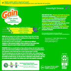 Gain dryer sheets Plus Wrinkle Release, Moonlight Breeze Scent, 120 Count, Fights static with a touch of scent, laundry sheets