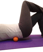 Kieba Massage Lacrosse Balls for Myofascial Release, Trigger Point Therapy, Muscle Knots, and Yoga Therapy. Set of 2 Firm Balls (2 Orange)