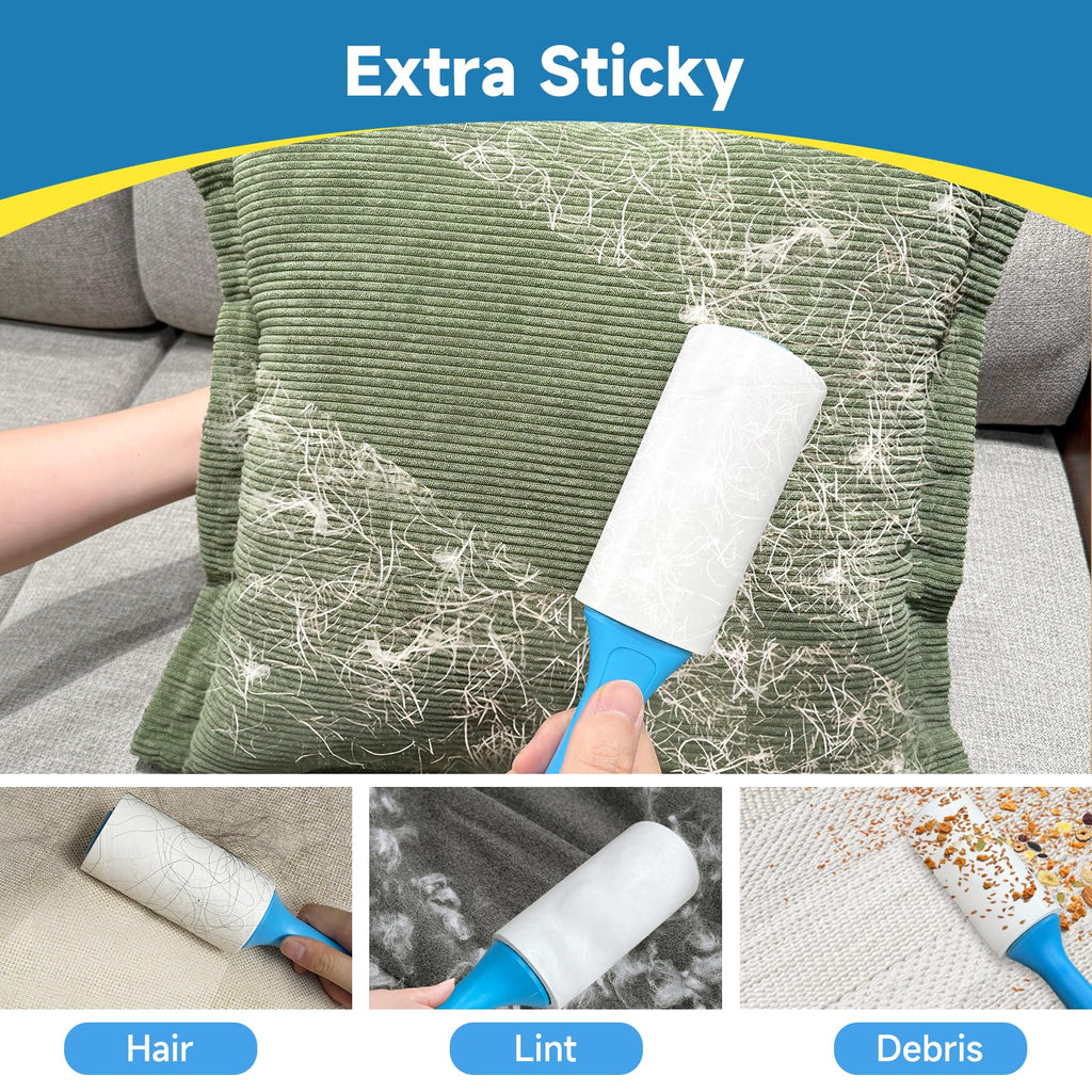 Swihauk 600 Sheets Extra Sticky Lint Rollers for Pet Hair