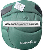 Garden Guru Cushioned Gardening Knee Pads with Adjustable Straps - Soft Inner Liner, Ultra Comfort Padding, Garden Kneelers for Yard Work, Cleaning, Household Chores, Roofing, and More 1 Pack